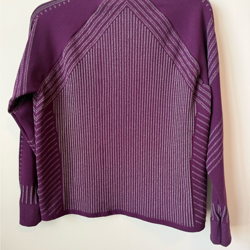 Fabletics Purple deco sculptknit size 3X top women’s - Picture 4 of 6